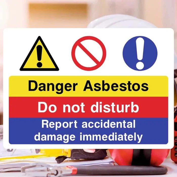 Asbestos Do Not Disturb Sign