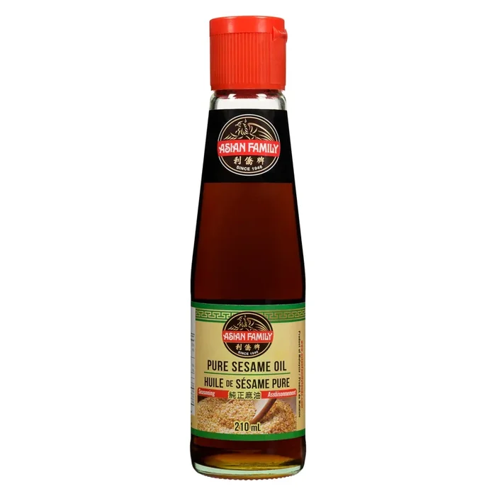 Asian Family Huile de Sesame 100%, 210-ml
