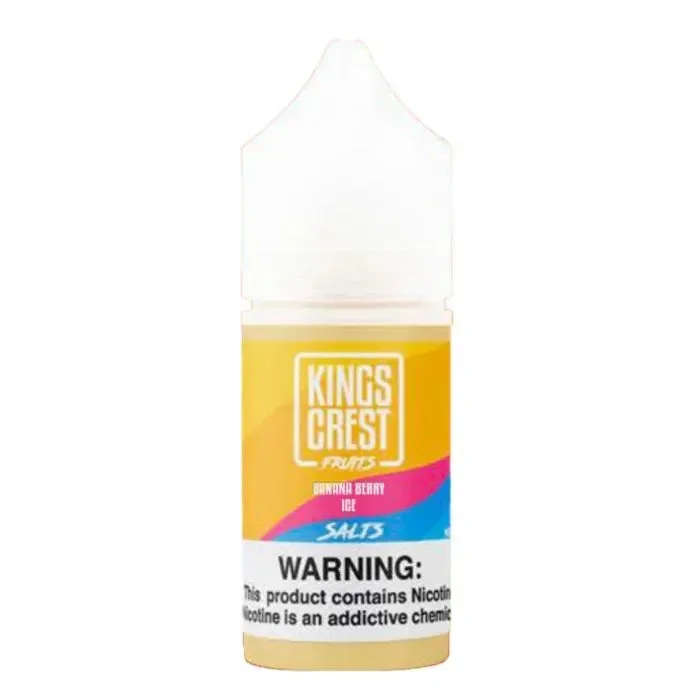 Banana Berry Ice Nicotine Salt by Kings Crest Fruit