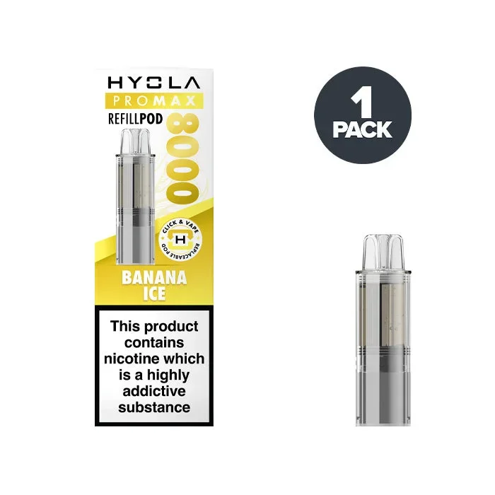 Banana Ice Hyola Pro Max 8000 Prefilled Pods