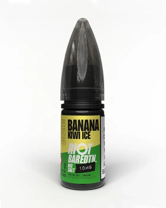 Banana Kiwi Ice Nic Salt E-Liquid – Riot Bar Edition