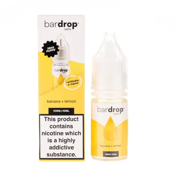 Banana Lemon Nic Salt E-liquid by Bar Drop