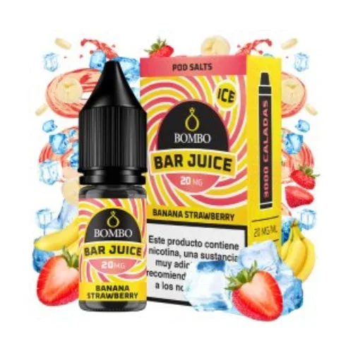 Banana Strawberry Ice 10ml (Sals de nicotina) (Bar Juice by Bombo)