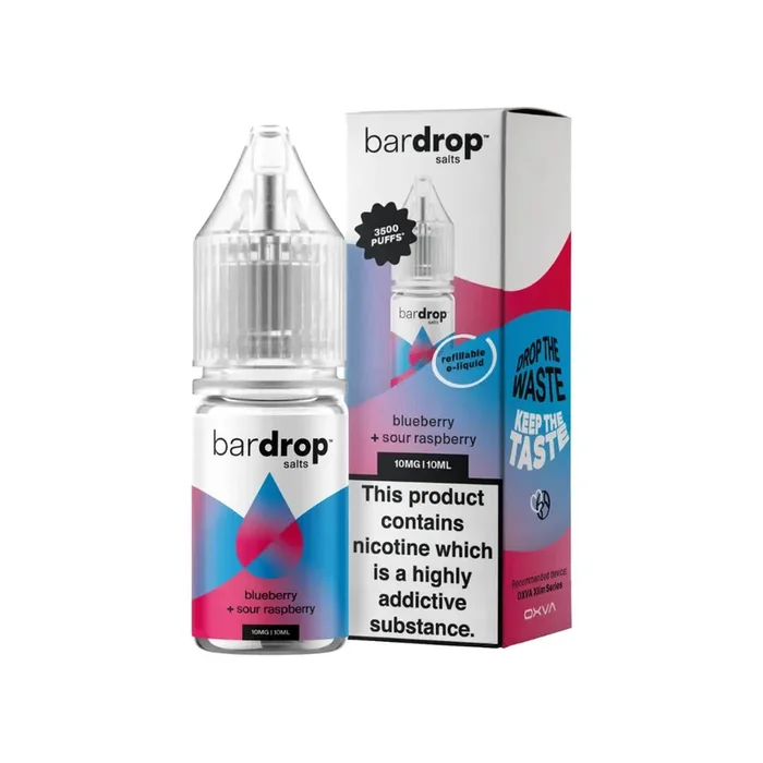 Bar Drop Blueberry Sour Raspberry 10ml Nic Salt E-liquid