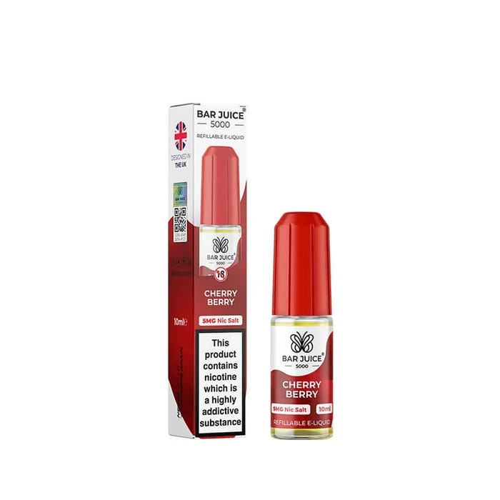 Bar Juice 5000 Cherry Berry 10ml Nic Salt E-Liquid