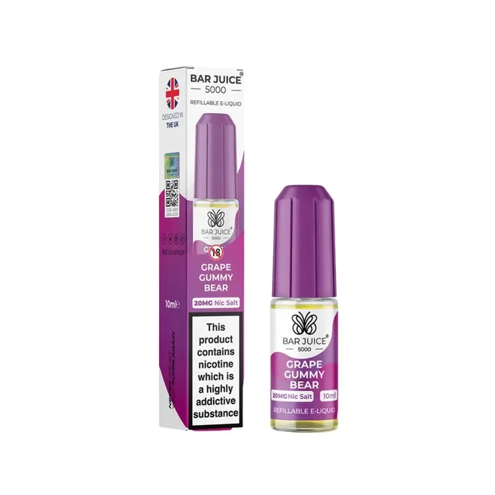 Bar Juice 5000 Grape Gummy Bear Nic Salt