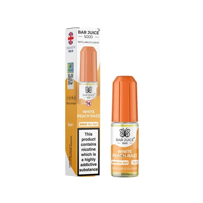 Bar Juice 5000 White Peach Razz Nic Salt