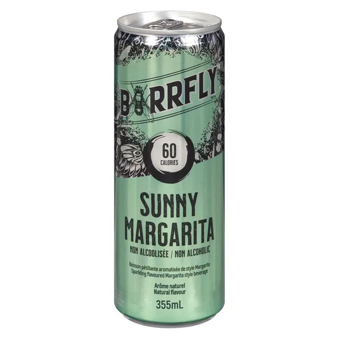 Barrfly Sparkling Margarita Style Beverage, Sunny Margarita, 355 ml
