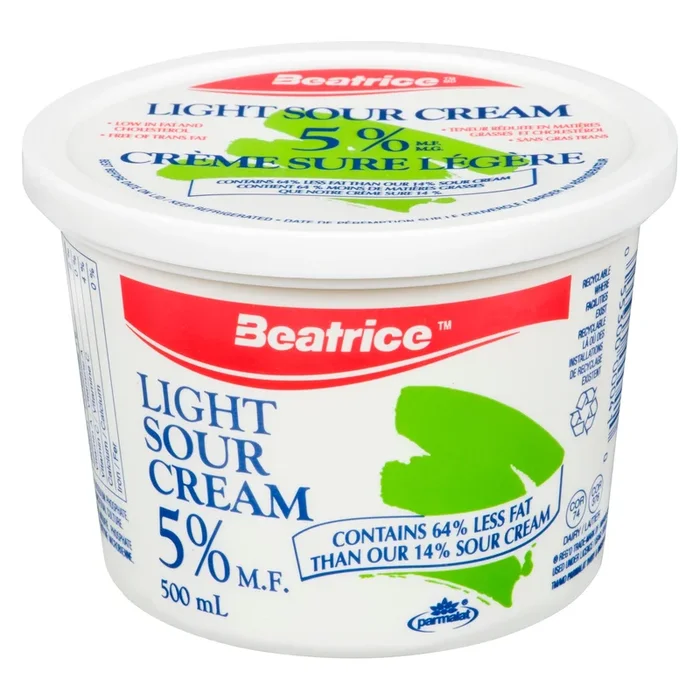 Beatrice Light Sour Cream 5 % M.F., 500-ml