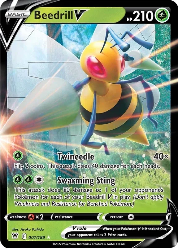 Beedrill V (001/189) (SWSH10)