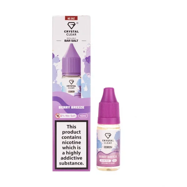 Berry Breeze Nic Salt E-Liquid by Crystal Clear