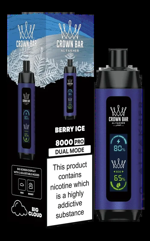Berry Ice Al Fakher Crown Bar PRO 8k