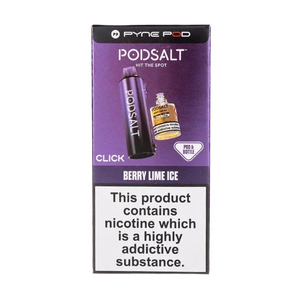Berry Lime Ice Pyne Pod Click Pod & Bottle