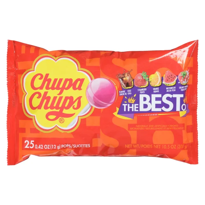 Best of saveurs Chupa Chups, emb. de 25