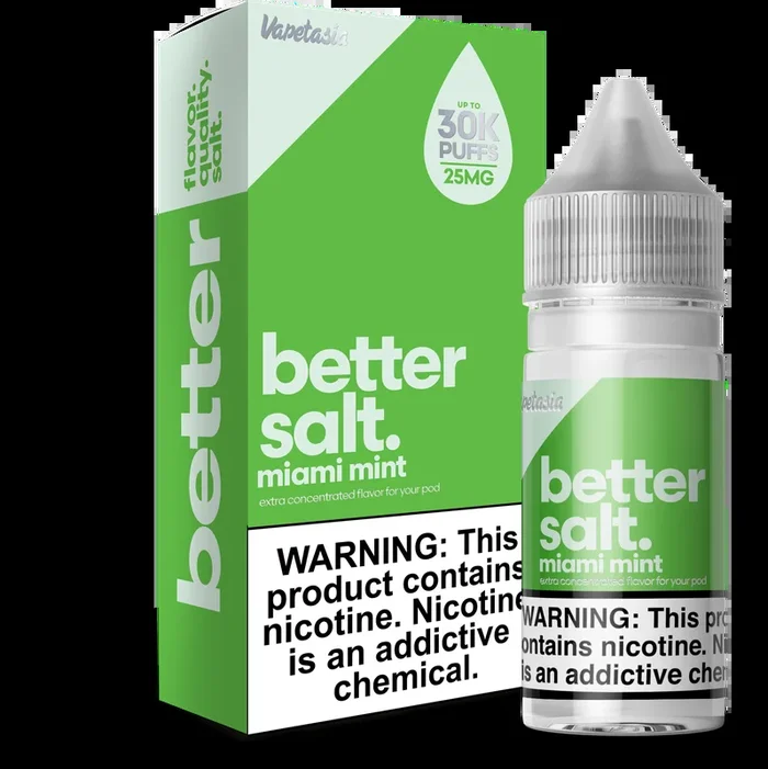 better salt miami mint eJuice