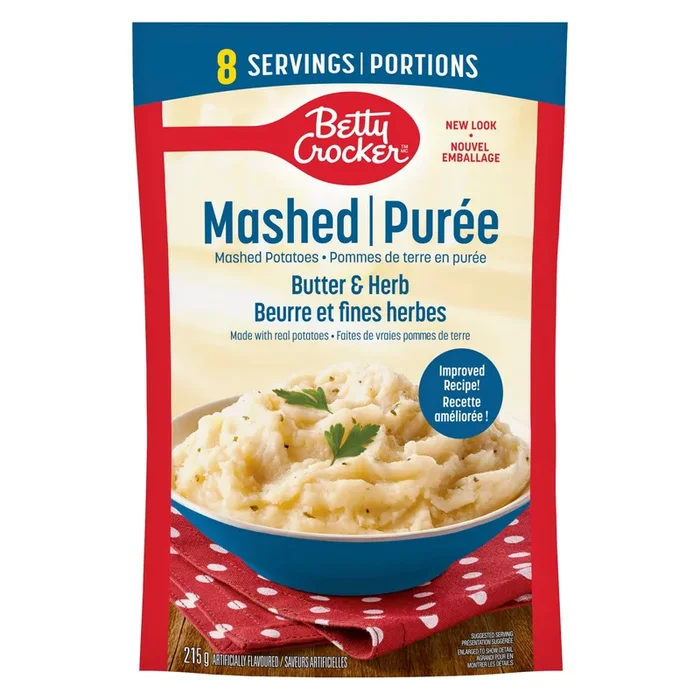 Betty Crocker Butter & Herb Mashed Potatoes, 215 g