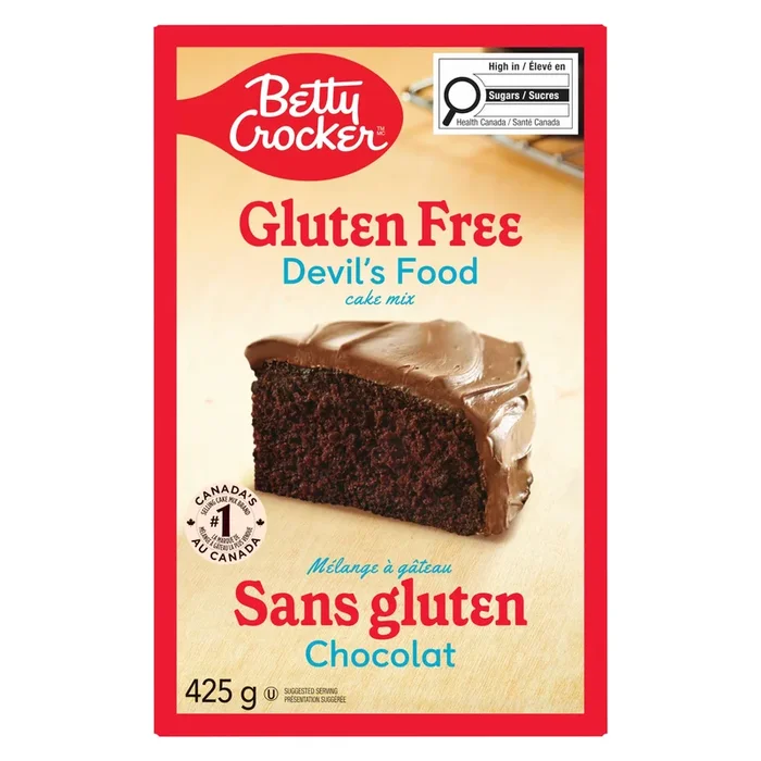 Betty Crocker Gluten Free Devil’s Food Cake Mix, 425-g