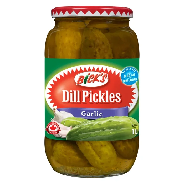 Bick’s Dill Garlic Pickles – 1L