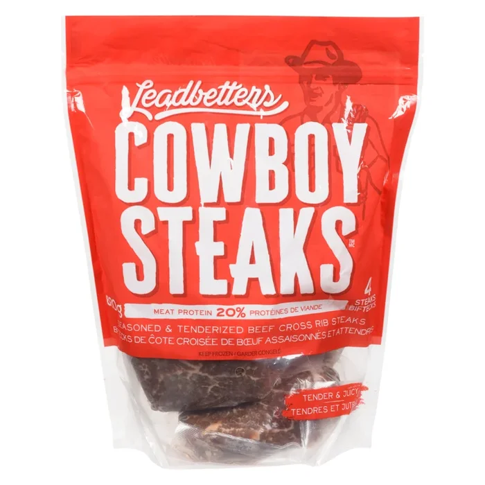 Biftecks Cowboy Leadbetters – 680 g