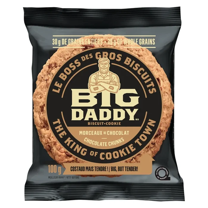 Big Daddy Biscuit Morceaux de Chocolat, 100 g