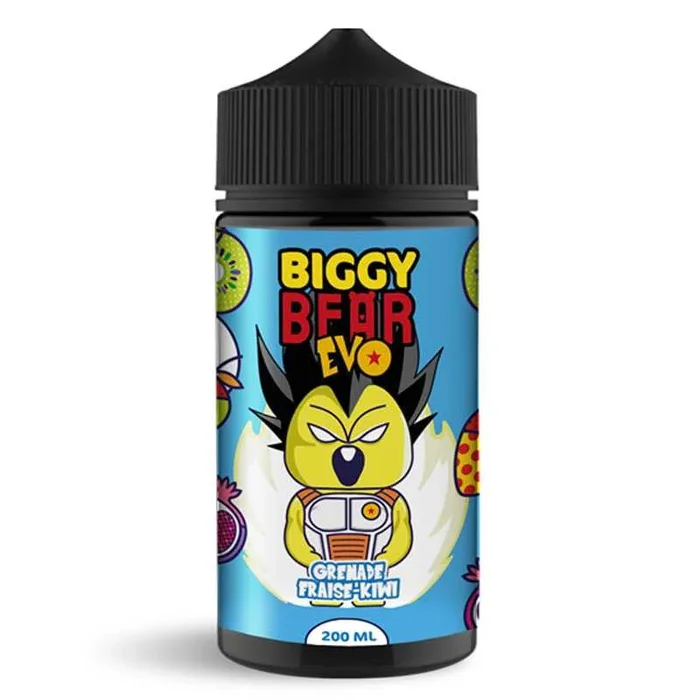 BIGGY BEAR Grenade Fraise Kiwi – E-liquide 200ml