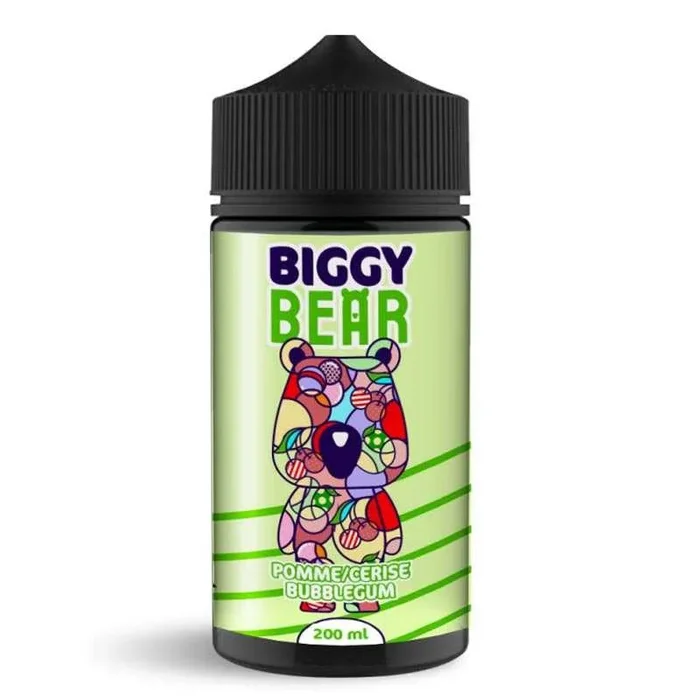 BIGGY BEAR Pomme Cerise Bubblegum – E-liquido 200ml