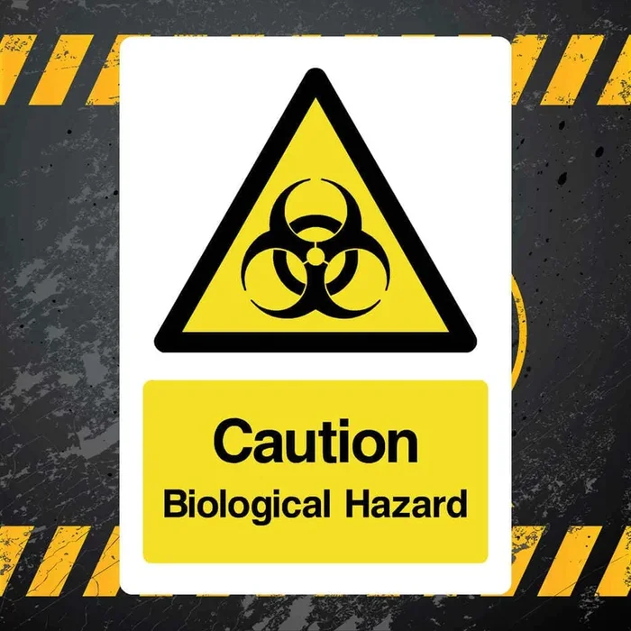 Biohazard Warning Sign