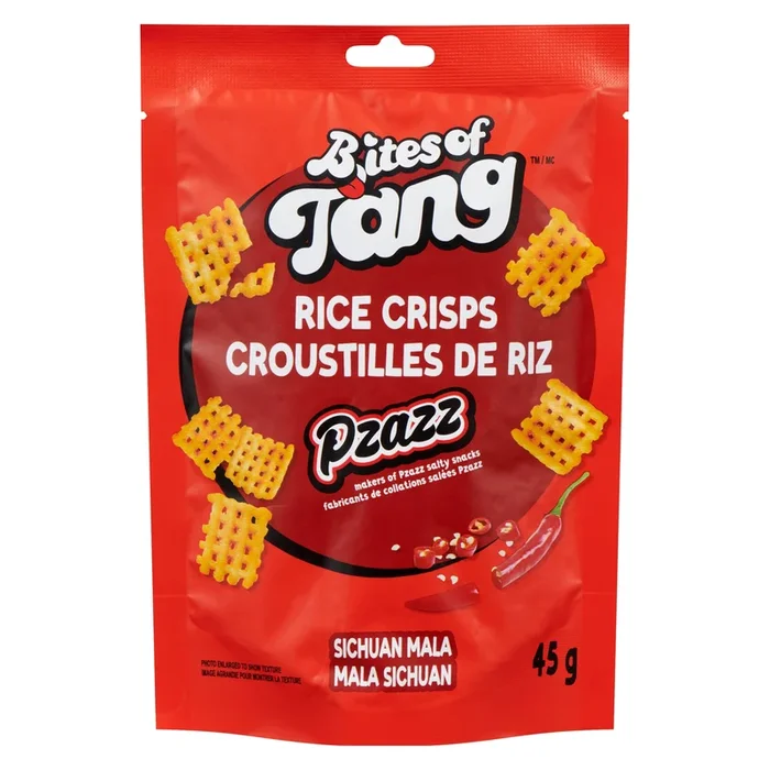 Bites of Tang Croustilles de Riz Mala Sichuan, 45 g