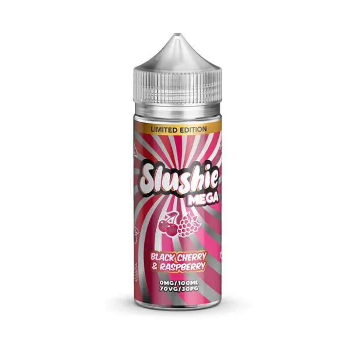 Black Cherry & Raspberry 100ml Shortfill E-Liquid by Slushie Mega