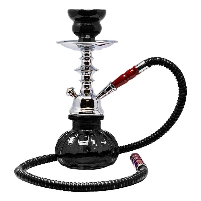 Black Pumpkin 11″ Glass Hookah