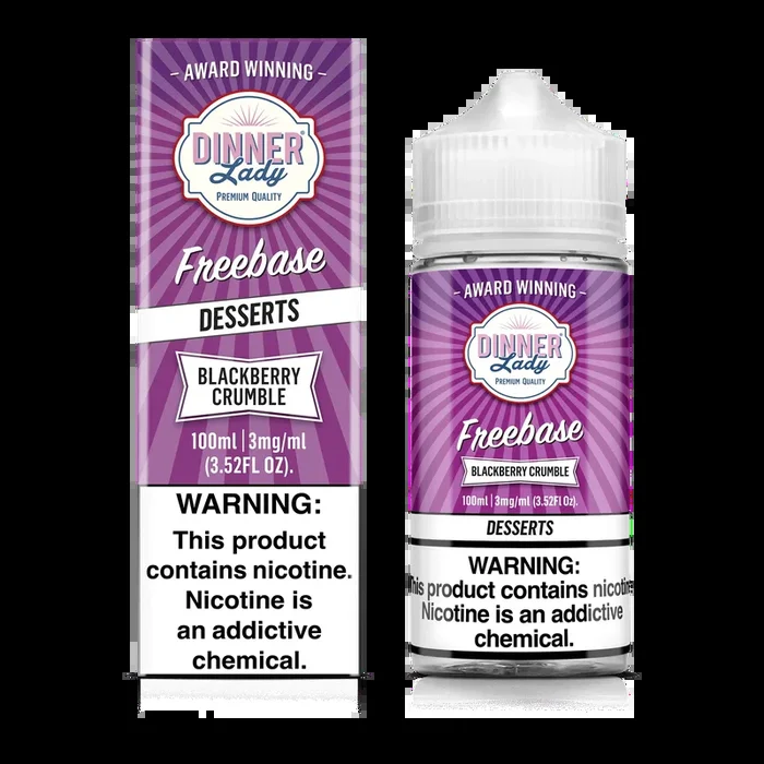 Blackberry Crumble – Dinner Lady – 100mL