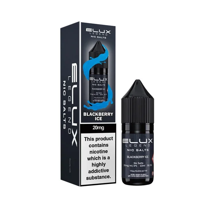 Blackberry Ice 10ml Nic Salt by Elux Legend