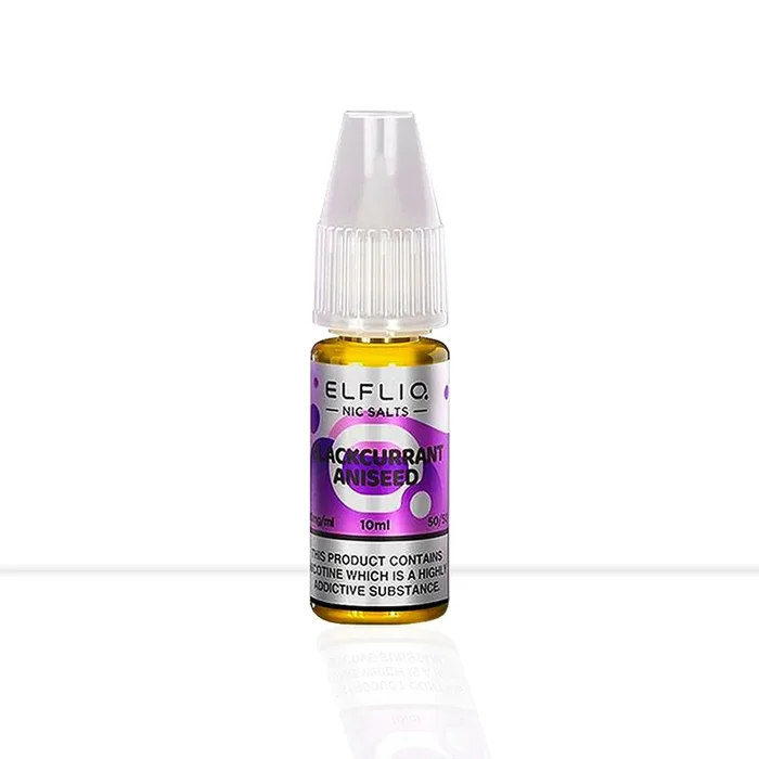 Blackcurrant Aniseed Nic Salt E-liquid Elf Bar Elfliq