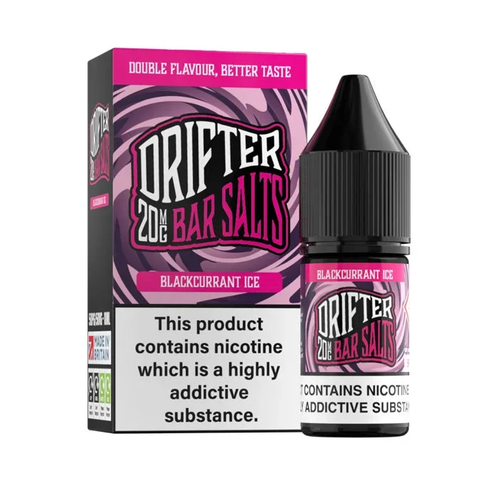 Blackcurrant Ice Nic Salt E-Liquid by Drifter Bar Series