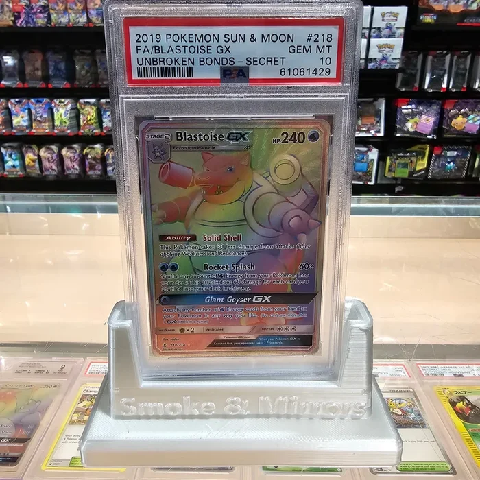 Blastoise GX (218/214) [Sun & Moon: Unbroken Bonds] PSA 10