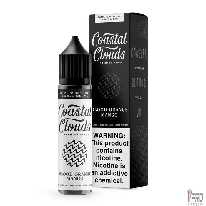 Blood Orange Mango Snow Cone – Coastal Clouds Co. 60mL