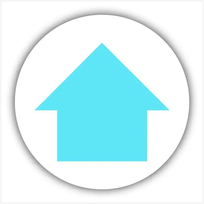 Blue Arrow Waymarker