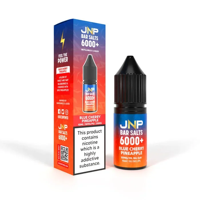 Blue Cherry Pineapple Nicotine Salt by JNP Bar Salts 6000+