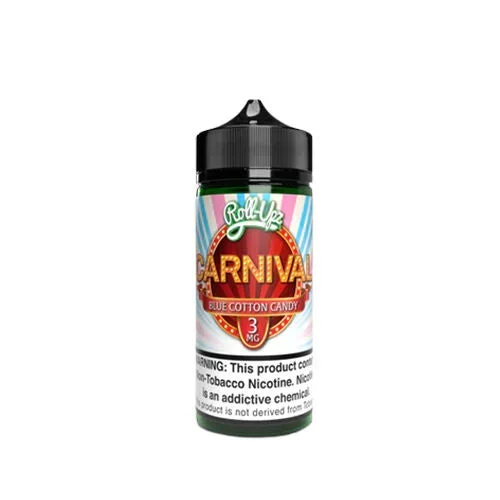 Blue Cotton Candy by Carnival Juice Roll Upz 100ml