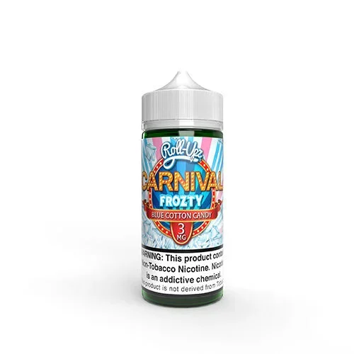 Blue Cotton Candy Ice by Carnival Juice Roll Upz 100ml
