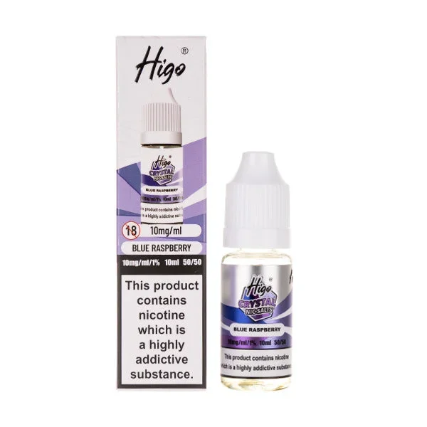 Blue Raspberry Crystal Nic Salt E-liquid by Higo