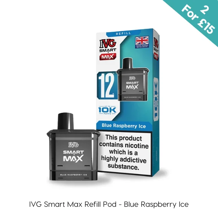 Blue Raspberry Ice – IVG Smart Max 10K Refill Pod