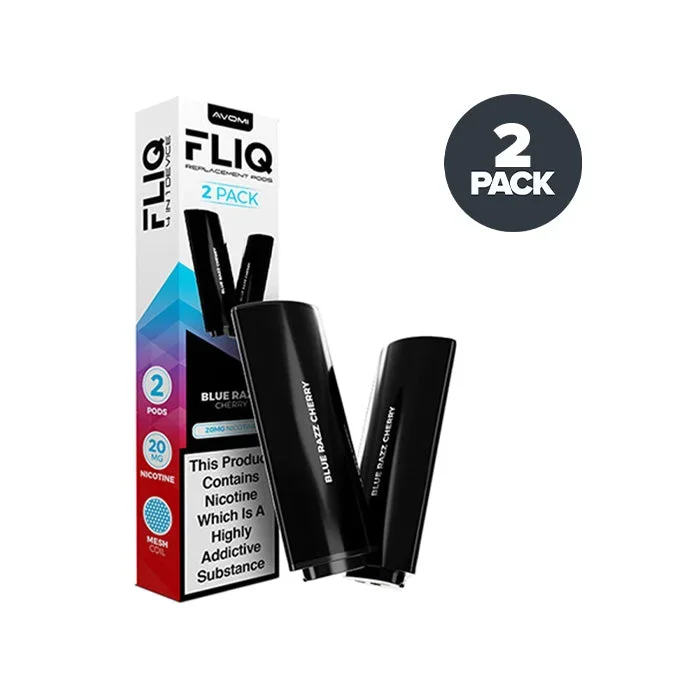 Blue Razz Cherry Avomi Fliq Prefilled Pods