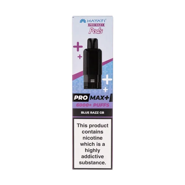 Blue Razz GB Pro Max Prefilled Pod + Refill by Hayati