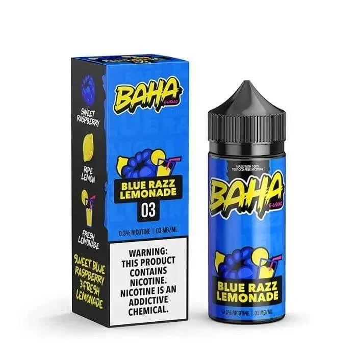 Blue Razz Lemonade E-Liquid by Baha