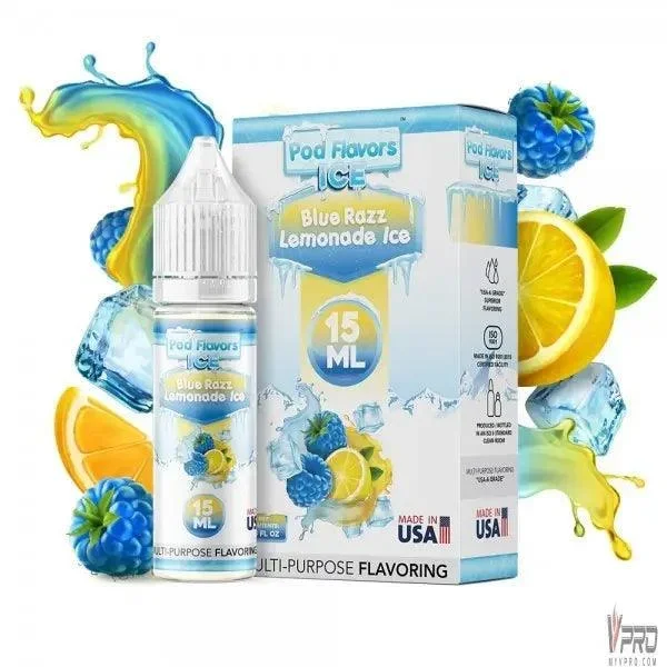 Blue Razz Lemonade Ice – Pod Flavors 15mL