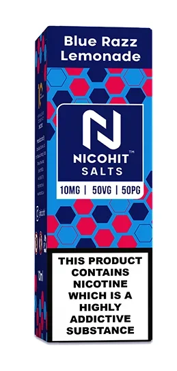 Blue Razz Lemonade Nic Salt E liquid by Nicohit