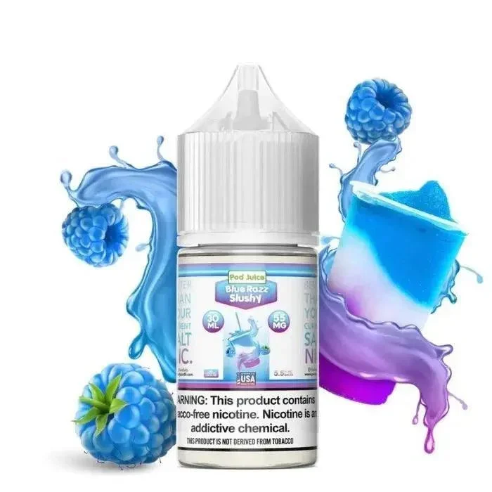 Blue Razz Slushy – POD Juice Salt 30mL