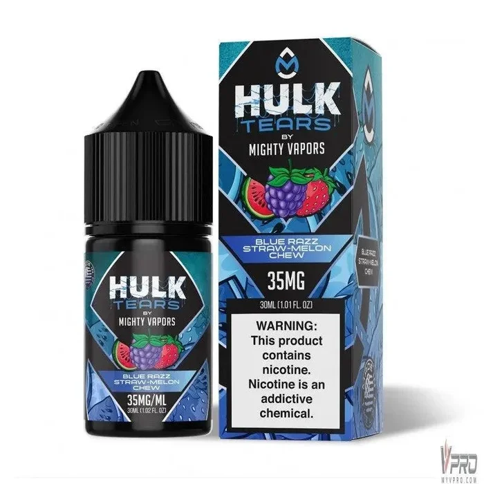 Blue Razz Straw Melon Chew – Hulk Tears Salt 30mL