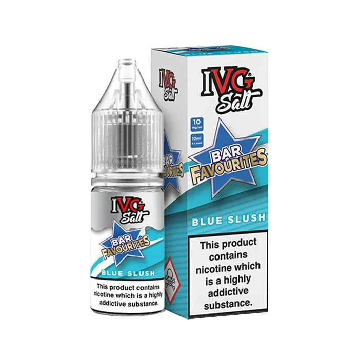 Blue Slush 10ml Nic Salt E-Liquid by IVG Bar Favourites